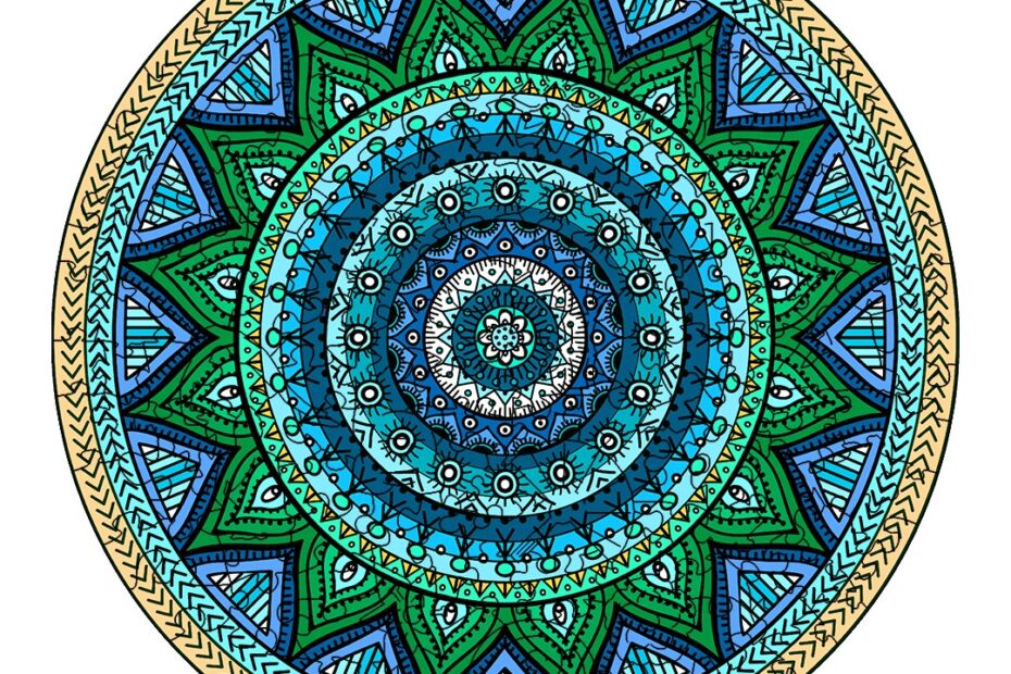 Puinen palapeli- MANDALA-1 66e64841063b4