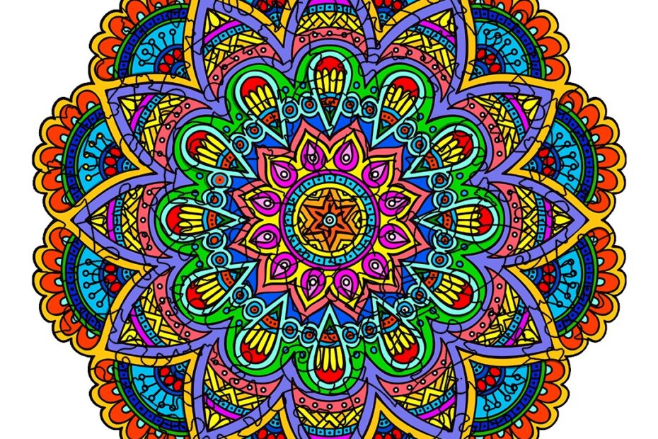 Puinen palapeli- MANDALA-2 66dedeaeb570d