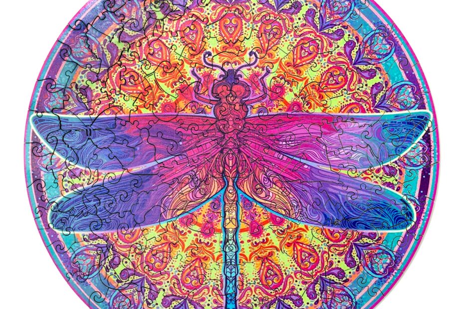 Puinen palapeli-MANDALA DRAGONFLY 2 66e2b2559a30f