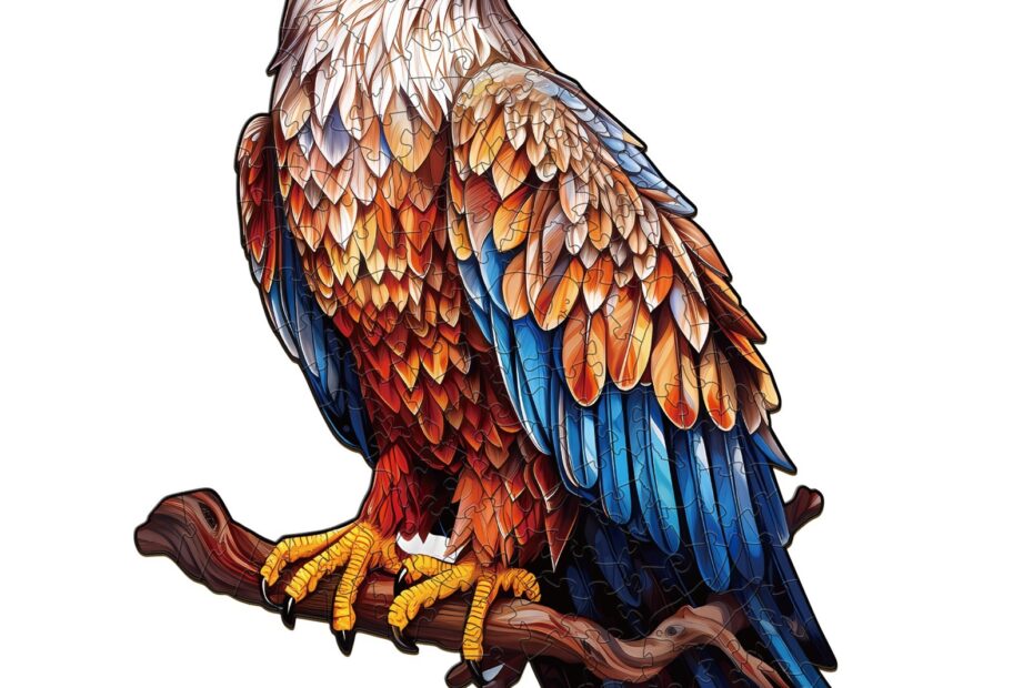 Puinen palapeli-Mighty Bald Eagle (kaljukotka) 66e9d3c30aaad