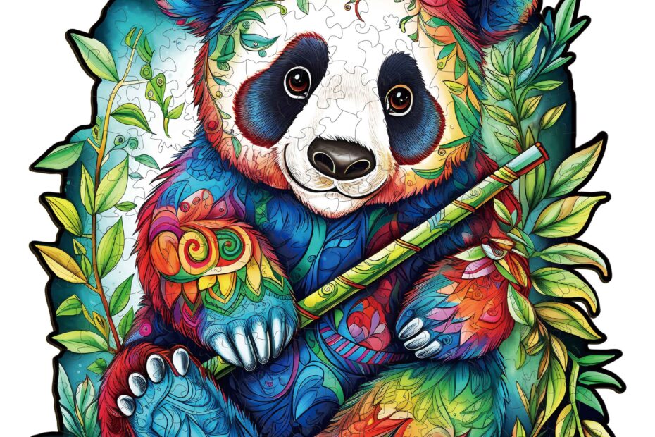 Puinen palapeli-Panda 66dfe08c0442c