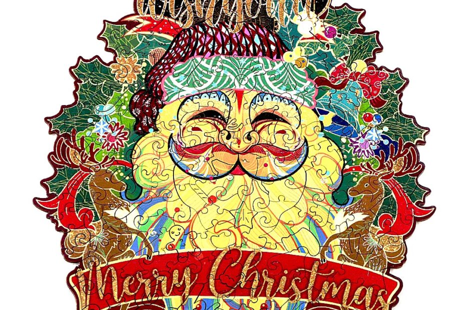 Puinen palapeli-SANTA CLAUS-palapeli 66ea267a14f13