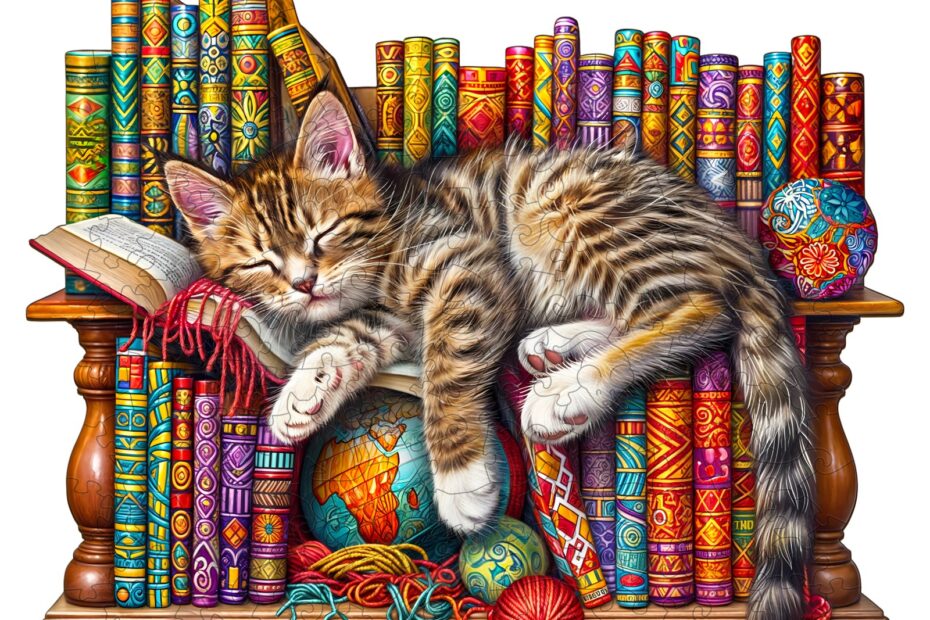 Puinen palapeli – Sleepy Cat 66d524d60f90f