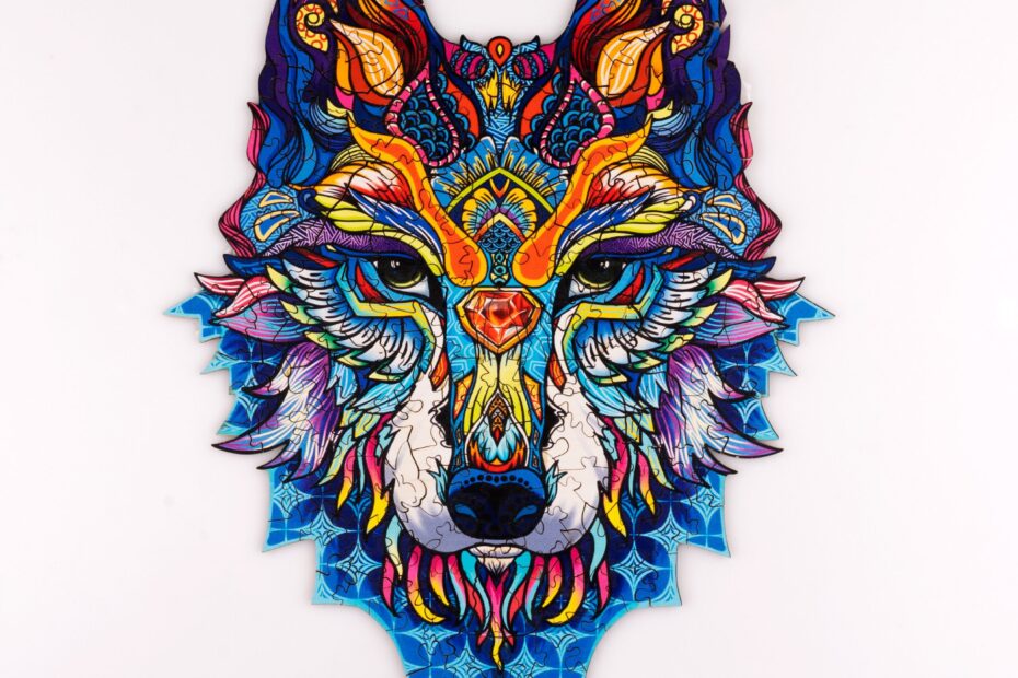 Puinen palapeli-SNOW WOLF – NUURI SUSI 66e72b24478cb