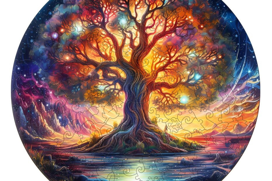 Puinen palapeli-Starry Night Tree of Life – Elämän puu 66da3cc1d70f1