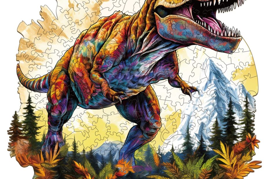 Puinen palapeli-T-rex 66e546595e9b8