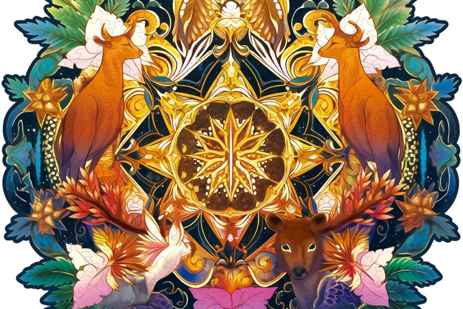 Puinen palapeli-The Deer Family (Peuraperhe) 66dee8f0c8ed6