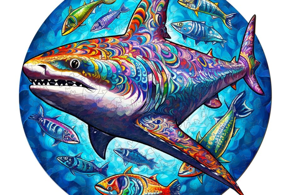 Puinen palapeli-Undersea hai 66dc0cc9f05b6