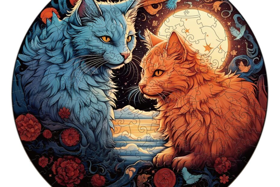 Puinen palapeli – YIN YANG CAT-1 66d49ea98d6cb