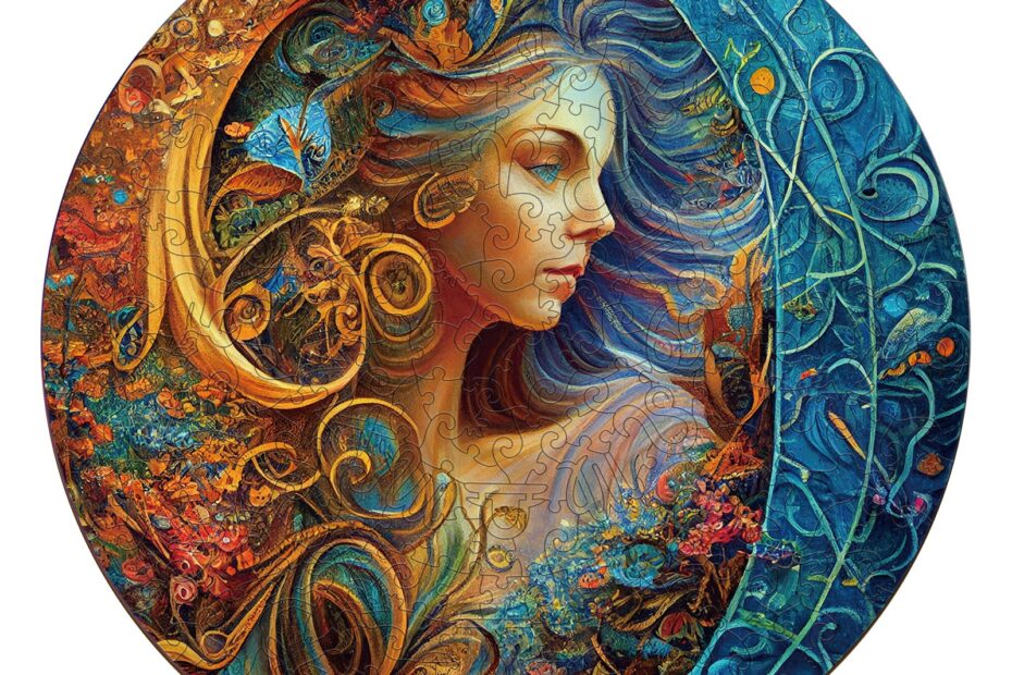 Zodiac puinen palapeli-Virgo 66e8bd4e3de6e